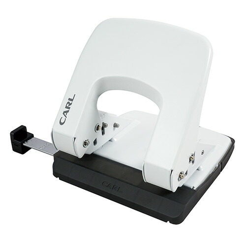 【ポイント20倍】(まとめ）パンチ（２穴） カール事務器 アリシス ２穴パンチ スチール，ＰＰ LPN-35-W ﾎﾜｲﾄ 4971760002053 1個【×6セット】