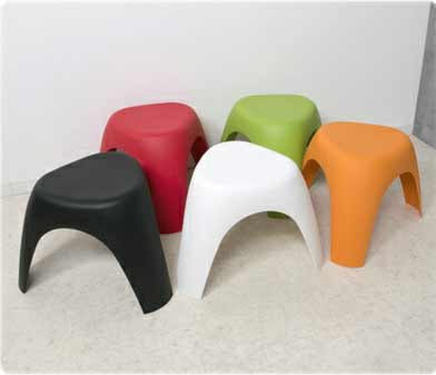 【クーポン配布中】エレファントスツール elephant stool リプロダクト ジェネリック 柳宗理 デザイナーズ 腰掛 スツール スタッキング可能 おしゃれ 【４個セット】【アソート可能】