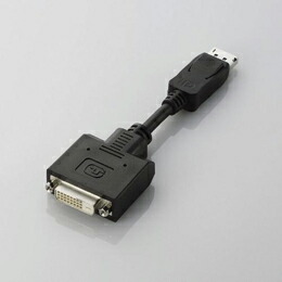 【マラソンでP最大49倍】エレコム DisplayPort-DVI変換アダプタ AD-DPDBK 9,798円