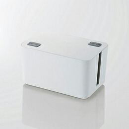 【マラソンでP最大49倍】エレコム ケーブルボックス(4個口) EKC-BOX002WH