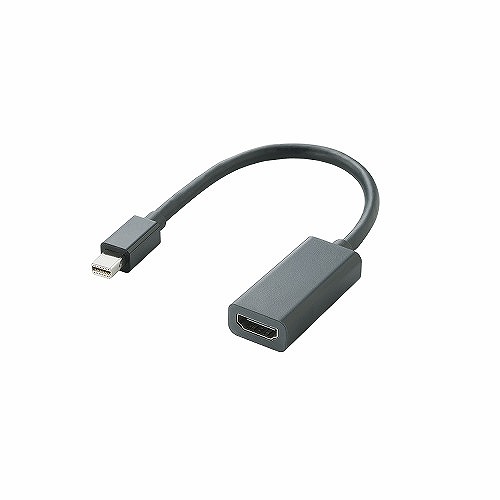 【ポイント20倍】エレコム　Mini DisplayPort-HDMI変換アダプタ　AD-MDPHDMIBK