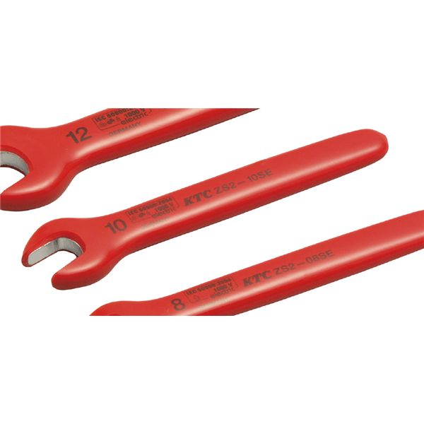 【マラソンでP最大49倍】KTC 京都機械工具 絶縁スパナ 10mm ZS2-10SE スパナ 工具 ツール DIY 作業工具