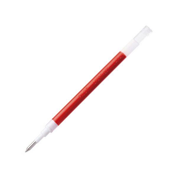【ポイント20倍】（まとめ） パイロットゲルインキボールペン ジュース専用替芯 極細0.5mm レッド LP2RF-8EF-R 1セット（10本） 【×5セット】