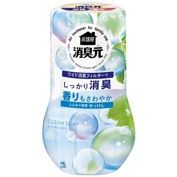 【ポイント20倍】（まとめ）小林製薬 お部屋の消臭元 せっけん400mL（×5セット）