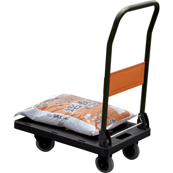 MPH-120P BK 静音プラ台車 耐荷重120kg ブラック BK 12,636円