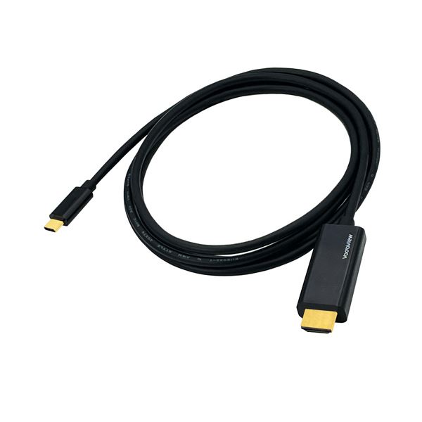 【尖んがり20倍】SUREFIREVodaview TypeC to HDMI 取り替えっこ有線テレビ 1.8m VV-USC-HDA018-B-CA 1本