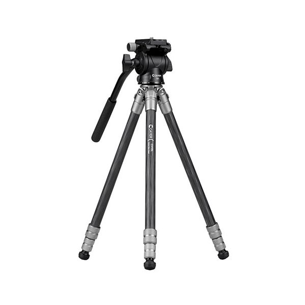CAYER カイヤー コンパクトカーボン三脚 CH10LS1 3段 脚径16mm グレー VCAYER-CH10LS1GR|インテリアの壱番館
