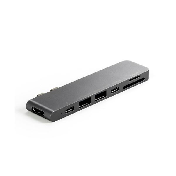 【百貨店SALEでP最大限度47倍】サンワダイレクト Type-C縛ステイション 7インチ2 MacBook Pro専用 PD相応う60W 400-ADR320GPD 1個