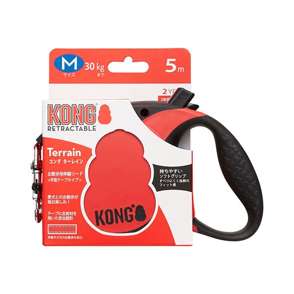 【百貨店SALEでP最大限度47倍】KONG(コング) ターレインレッド M (愛玩動物備品)