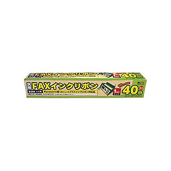 【マラソンでP最大49倍】（まとめ） ナカバヤシ ミヨシKX-FAN142対応インクリボン 汎用品 40m FXS40PA-1 1本 【×2セット】