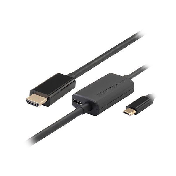 【尖んがり20倍】ラトックシステム USB Type-C to HDMI うつり変わり有線テレビ（PD相応う・2m） RS-UCHD4K60-2M