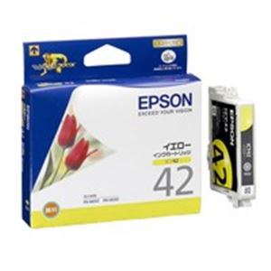 【百貨店SALEでP最大限度47倍】(お役目用4仕掛ける) EPSON エプソン インキ薬莢 完全無欠 【ICY42】 黄色(黄)