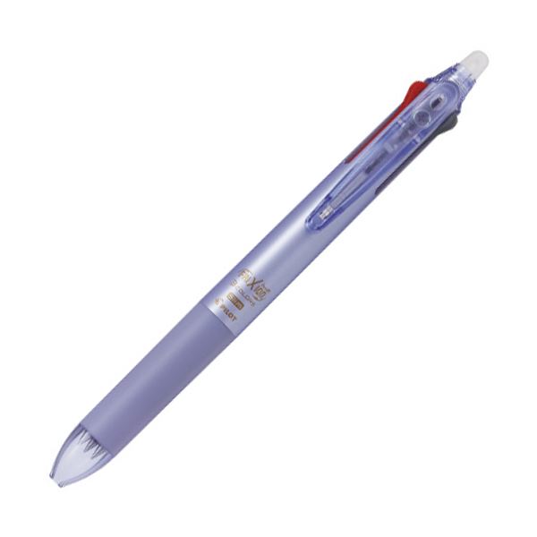 【マラソンでP最大49倍】（まとめ） パイロット多色ゲルインキボールペン フリクションボール3 スリム 0.38mm （軸色：パールバイオレット） LKFBS60UF-PV1本 【×10セット】