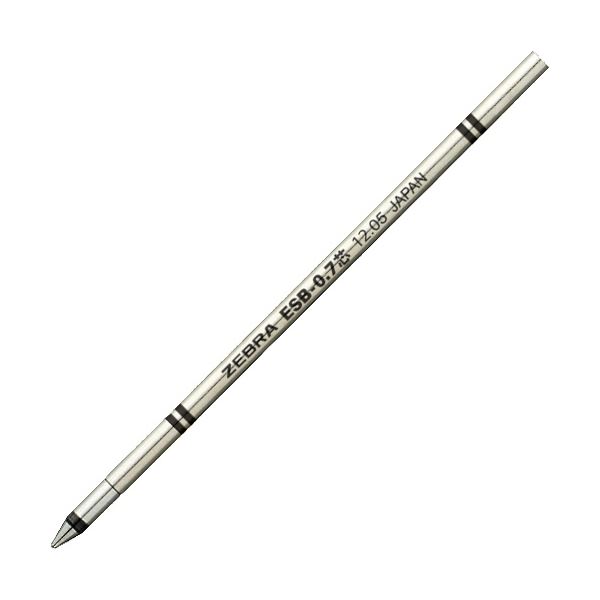 （まとめ） ゼブラエマルジョンボールペン替芯 ESB-0.7芯 黒 RESB7-BK 1セット（10本） 【×3セット】 5,256円
