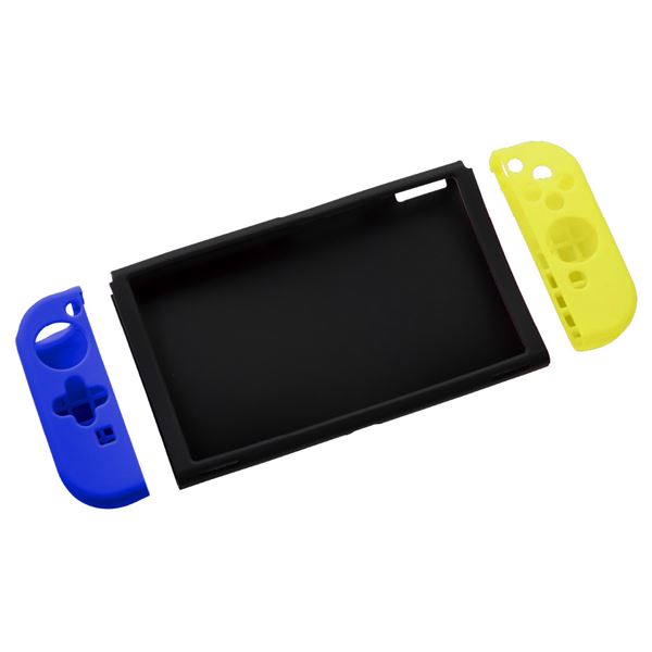 【ポイント20倍】Digio2 SWITCH用 シリコンカバー/セパレート ブルー×イエロー SZC-SWE14BLY