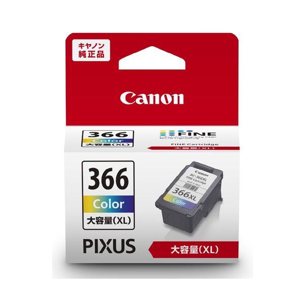 【ポイント20倍】純正品 キヤノン インクカートリッジ BC-366XL