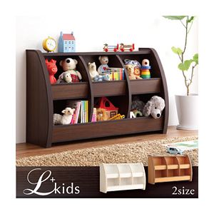 【引き換え証離れ離れ中＆百貨店SALE客体】遊び道具箱【L\u0027kids】白いこと＋ベージュ ホンブルグ帽原料品キッズファニチャー・リビングカラーシリーズ【L\u0027kids】エルキッズ【遊び道具箱】レギュラー【代引不可】