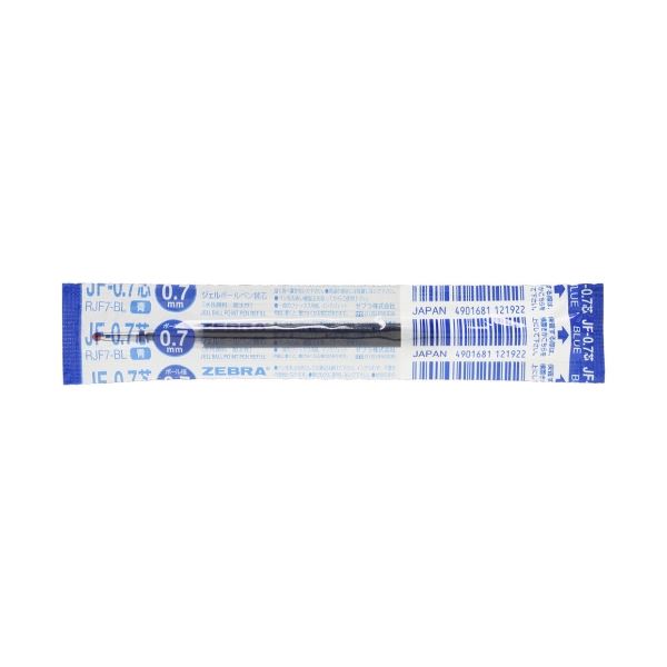 (まとめ) ボールペン替芯 RJF7-BL 0.7mm 青 10本 【×5セット】