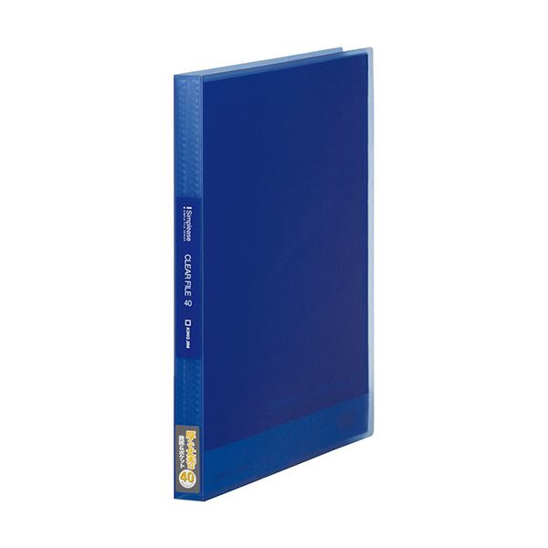 【尖んがり20倍】(まとめ) KING JIM(キングジム) せつ然たる整理保存用具 A4 40P 藍緑色 KJ-186TSPW-CB 【×5仕かける】 クリアケース・クリアファイル-日用品雑貨・文房具・手芸-ファイル・バインダー
