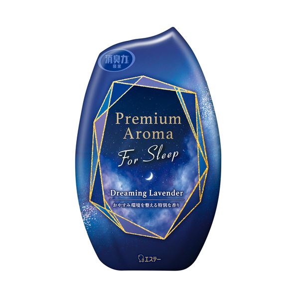 【尖んがり20倍】（まとめ） エステーお御部屋の消臭力 Premium Aroma For Sleep ドリーミングラベンダー 400mL 1個 【×10書き割り】