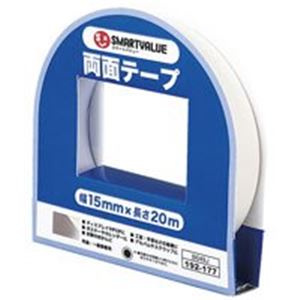 【ポイント20倍】（まとめ）ジョインテックス 両面テープ 15mm×20m B049J【×20セット】