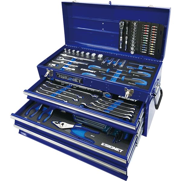 【マラソンでP最大49倍】SIGNET シグネット 9.5SQ 85PC ツールセット ブルー 800S-8525BL 工具 ツール DIY 作業工具