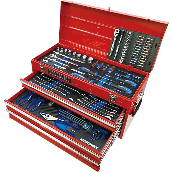 【マラソンでP最大49倍】SIGNET シグネット 9.5SQ 85PC ツールセット レッド 800S-8525RED 工具 ツール DIY 作業工具