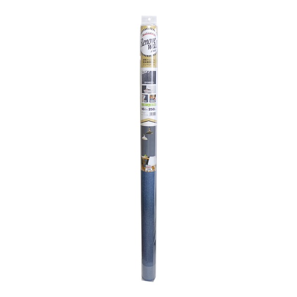【ポイント20倍】壁紙シート 約90×250cm ネイビー 防水加工 お手入れ簡単 貼り直し可 壁紙模様替えシート リビング 賃貸 DIY リノベ【代引不可】