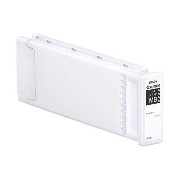 【尖んがり20倍】エプソンインクカートリッジ 引っ敷き黒いこと 700mL SC14MB70 1個