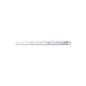 【ポイント20倍】（まとめ）プラス ステンレス直尺 30cm×1mm厚 シルバー【×10セット】