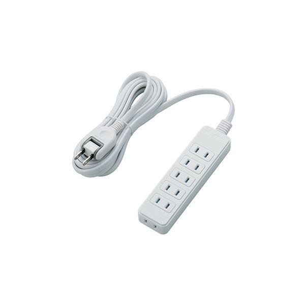 【ポイント20倍】エレコム シャッタータップ／6個口／3m／ホワイト T-ST02N-2630WH
