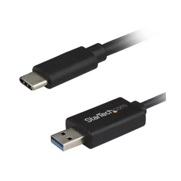 【尖んがり20倍】StarTech.com データリンク有線テレビ 2m USB C-USB A 黒いこと USBC3LINK 1本