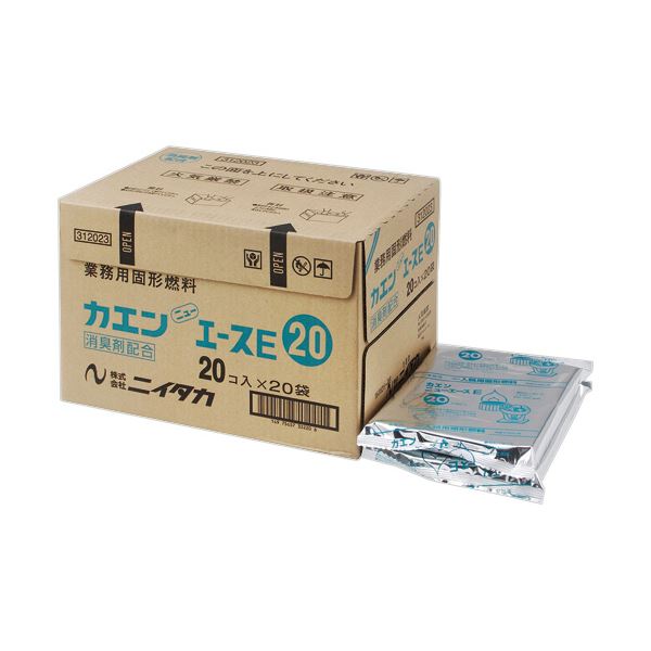 【マラソンでP最大49倍】ニイタカ 固形燃料カエンニューエースE20 20g 1セット（400個：20個×20パック）