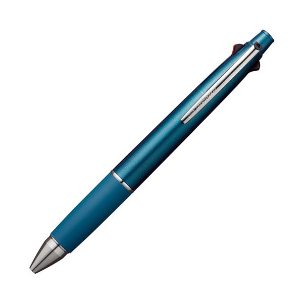 （まとめ） 三菱鉛筆多機能ペン ジェットストリーム4＆1 0.5mm （軸色：ティールブルー） MSXE510005.39 1本 【×5セット】