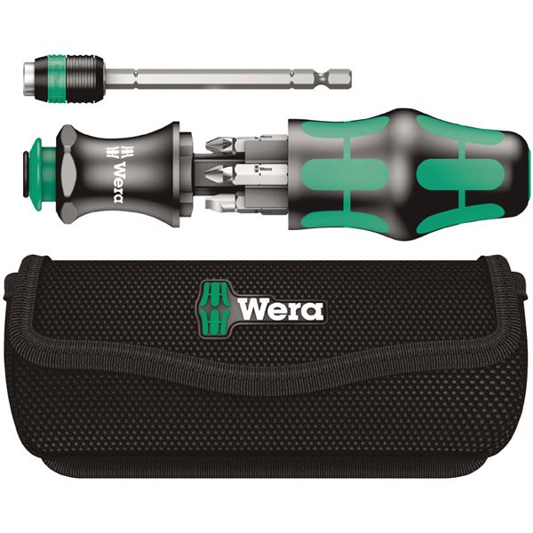 【尖んがり20倍】WERA ヴェラ 7点組 1／4HEX １番ウッドビット仕掛ける 足し加える さっ引く ポジ入り口・入口 手持ち部分付き添い人 051021