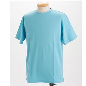 【ポイント20倍】ドライメッシュTシャツ 2枚セット 白+サックス LLサイズ