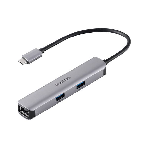 エレコム 5インチ1 USB Type-C TM 縛ステイション 軽銀青写真 DST-052BPSV