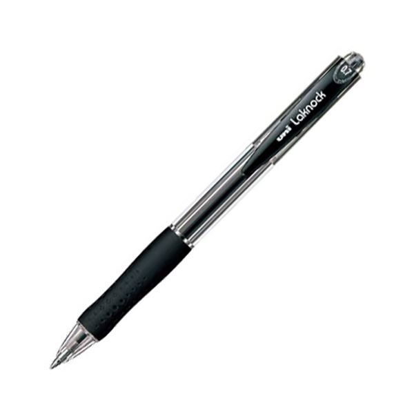 【ポイント20倍】（まとめ） 三菱鉛筆 油性ボールペンVERY楽ノック 細字 0.7mm 黒 SN10007.24 1セット（10本） 【×10セット】