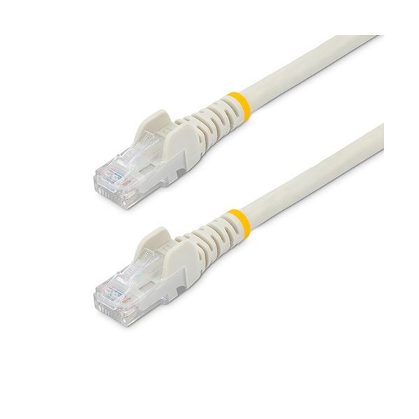 【マラソンでP最大49倍】StarTech.com カテゴリ6 LANケーブル RJ45モールドコネクタ 15m ホワイト N6PATC15MWH1本