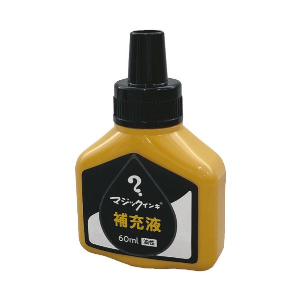 【尖んがり20倍】(まとめ）寺西舎密学 神通力インク用付け足しインク60ml 黒 MHJ60J-T1 1本【×10仕掛ける】