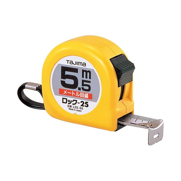 【尖んがり20倍】TJM図案化 鍵を掛ける式巻きじゃく 25mm×5.5m L25-55BL 文房具・事務用品-日用品雑貨・文房具・手芸