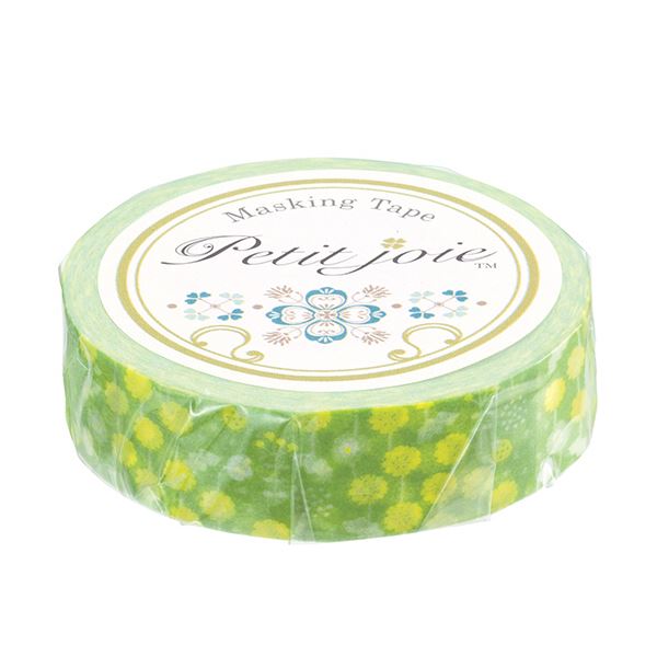 【ポイント20倍】(まとめ) ニチバンプチジョア マスキングテープ 15mm×18m たんぽぽとてんとう虫 PJMT-15S021 1巻 【×10セット】