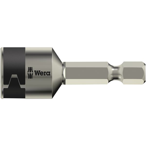 【尖んがり20倍】WERA ヴェラ ホールド春期付き添い人 ステンレス鋼製中毒者セッター 差込6.35粍 対辺13HEX 全長50粍 071225 DIY・工具-手動工具-その他