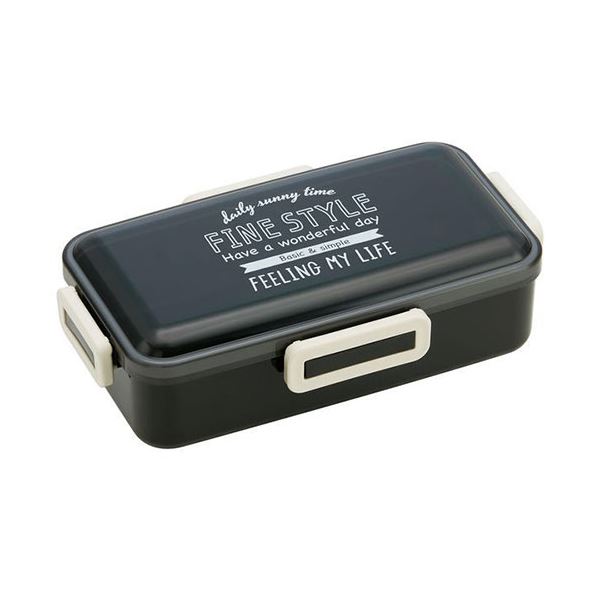 【ポイント20倍】スケーター 抗菌ふわっと弁当箱L ファインスタイル ブラック PFLB8AG-BK