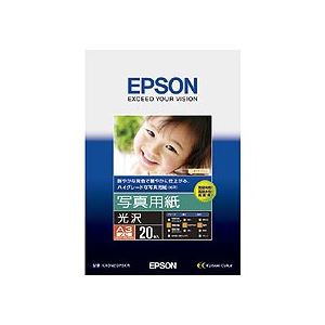 【尖んがり20倍】エプソン EPSON 活動写真質問用紙＜光輝＞ A3ノビ KA3N20PSKR 1冊(20枚)