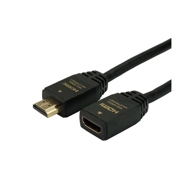 【ポイント20倍】【5個セット】 HORIC HDMI延長ケーブル 2m ブラック HDFM20-123BKX5