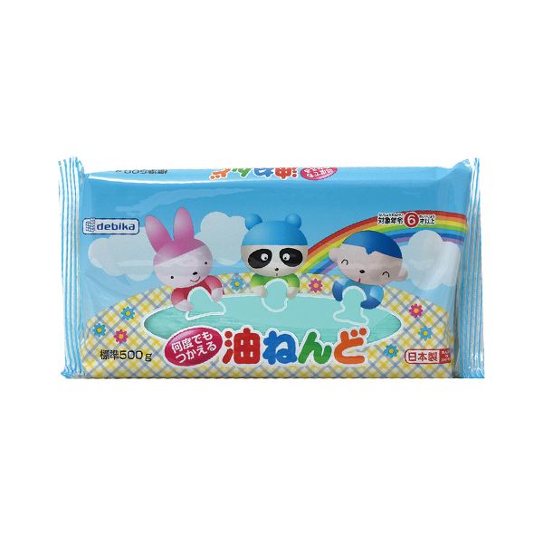 【ポイント20倍】（まとめ） デビカ 油ねんど 500g 【×10セット】