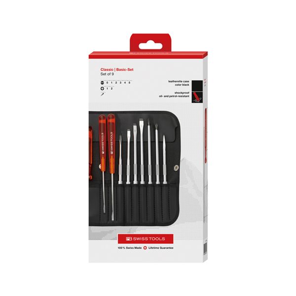 PB SWISS TOOLS ピービースイスツールズ 9本組 差替式１番ウッド仕掛ける 調査報告ボックス席入 215.CBB 物の具 物の具 DIY 御役目物の具 ドライバー-締付工具-花・ガーデン・DIY