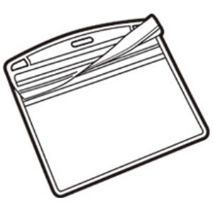 【ポイント20倍】ジョインテックス 名札用替ケース C特大横100枚 B078J-10