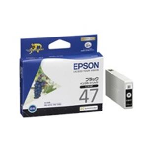 【百貨店SALEでP最大限度47倍】(お役目用4仕掛ける) EPSON エプソン インキ薬莢 完全無欠 【ICBK47】 黒いこと(黒)